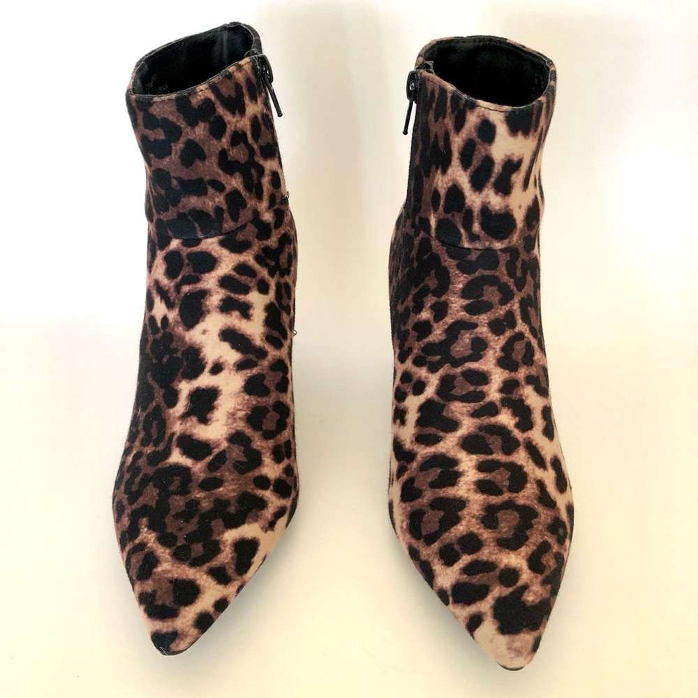 Madden Girl Stormyy Animal Print Leopard Ankle Booties